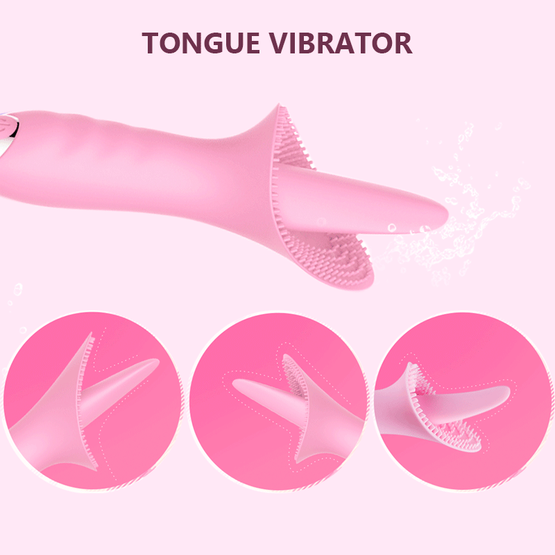 Licking Vibrator in Action